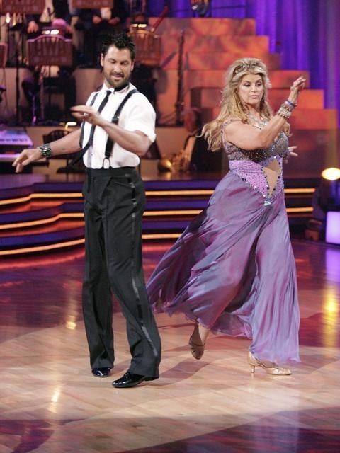 Still of Kirstie Alley and Maksim Chmerkovskiy in Dancing with the Stars (2005)