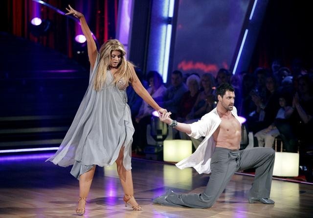 Still of Kirstie Alley and Maksim Chmerkovskiy in Dancing with the Stars (2005)