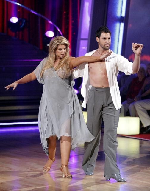 Still of Kirstie Alley and Maksim Chmerkovskiy in Dancing with the Stars (2005)