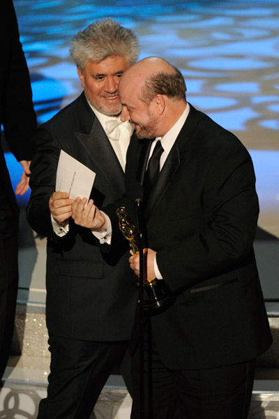 Pedro Almodóvar and Juan José Campanella at event of The 82nd Annual Academy Awards (2010)