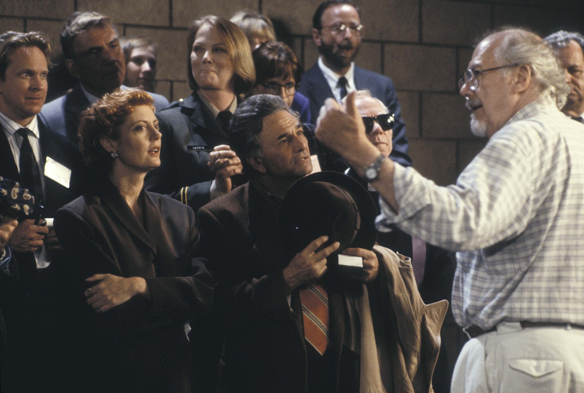 Still of Susan Sarandon, Robert Altman and Peter Falk in Zaidejas (1992)