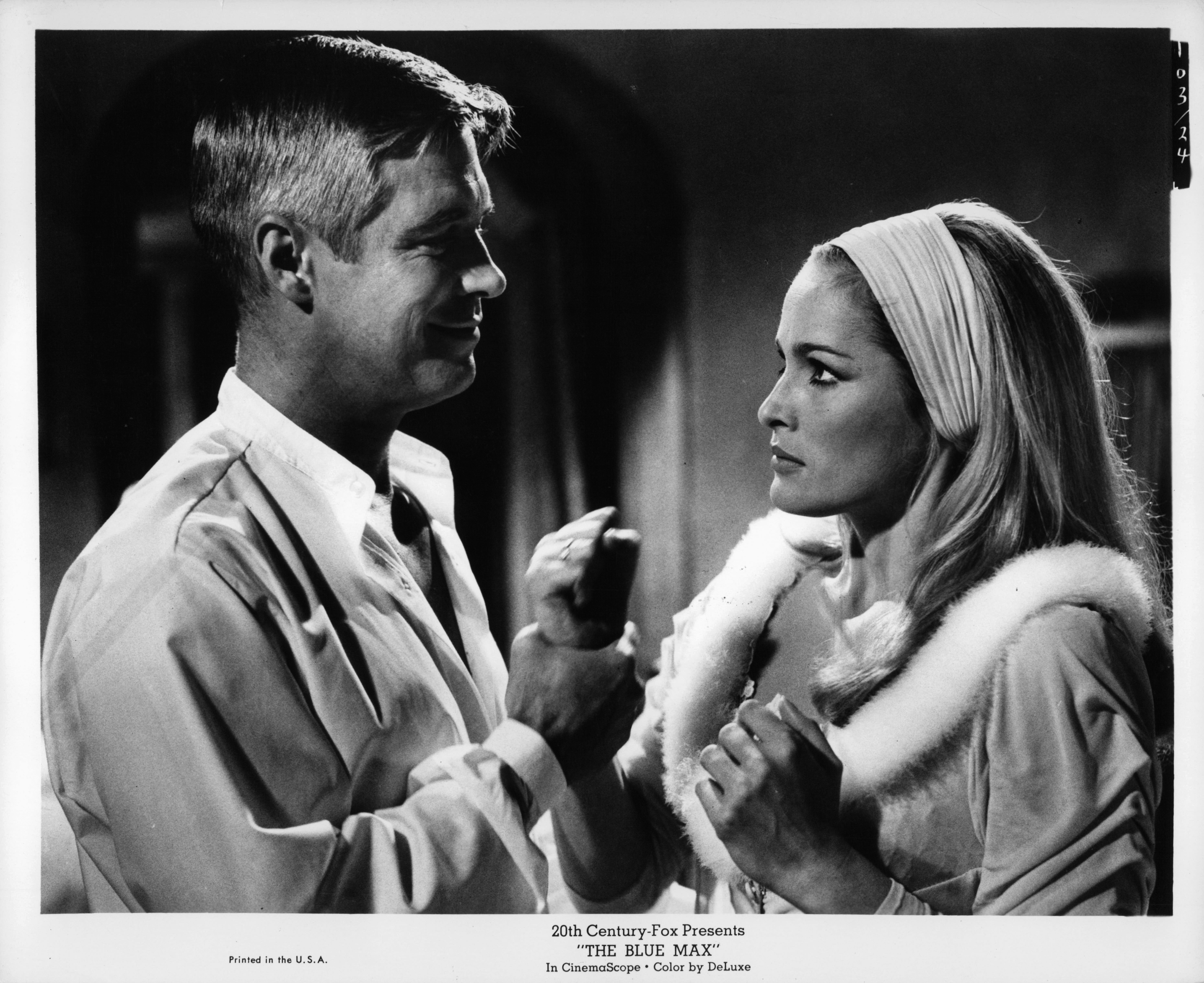 Still of Ursula Andress and George Peppard in The Blue Max (1966)