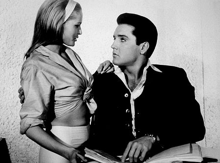 Elvis Presley and Ursula Andress in 