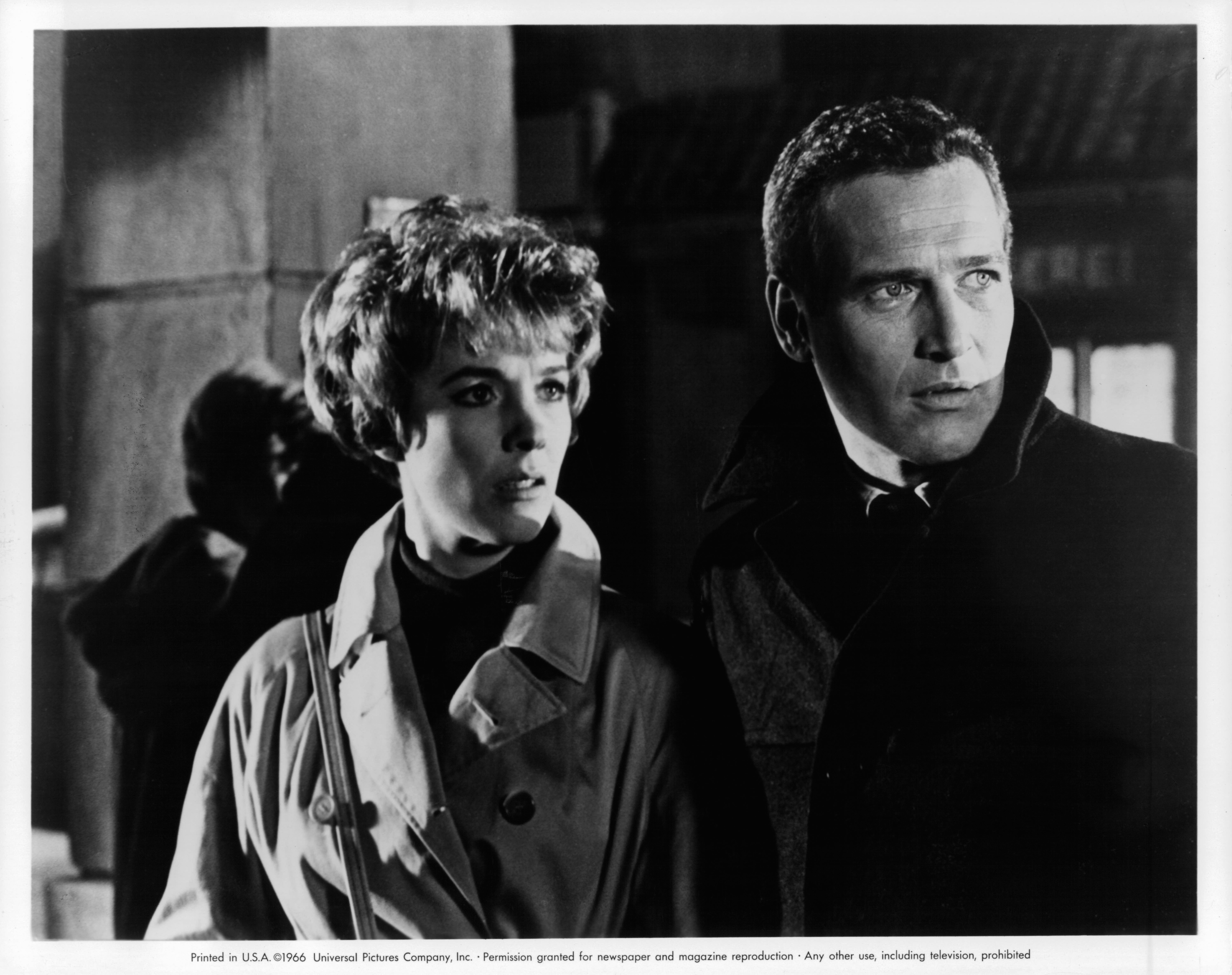 Still of Paul Newman and Julie Andrews in Torn Curtain (1966)