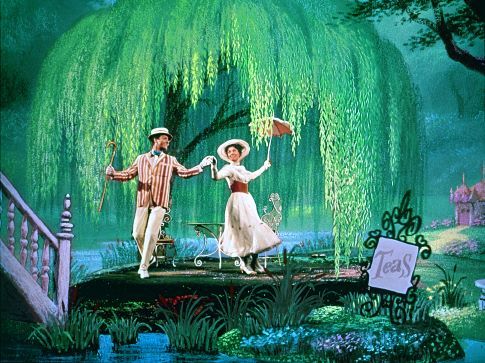 Still of Julie Andrews and Dick Van Dyke in Mary Poppins (1964)