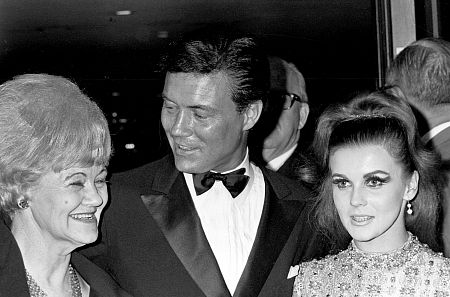 Ann-Margret with her mother and husband Roger Smith at a Press Party in Las Vegas, 1967