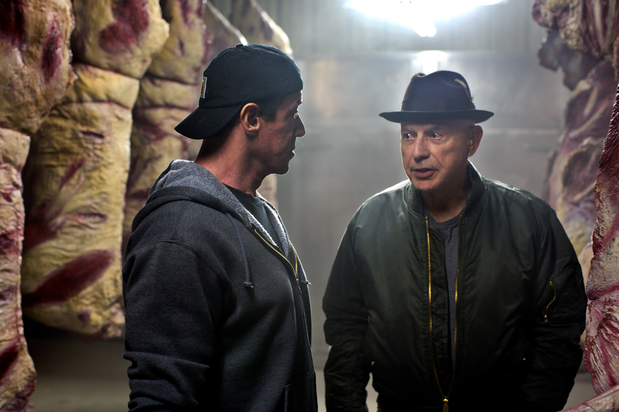 Still of Sylvester Stallone and Alan Arkin in Didzioji kova (2013)
