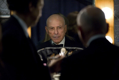 Presenter Alan Arkin backstage for the press with with the Oscar® after the announcement of the live ABC Telecast of the 81st Annual Academye Awards® from the Kodak Theatre in Hollywood, CA Sunday, February 22, 2009.