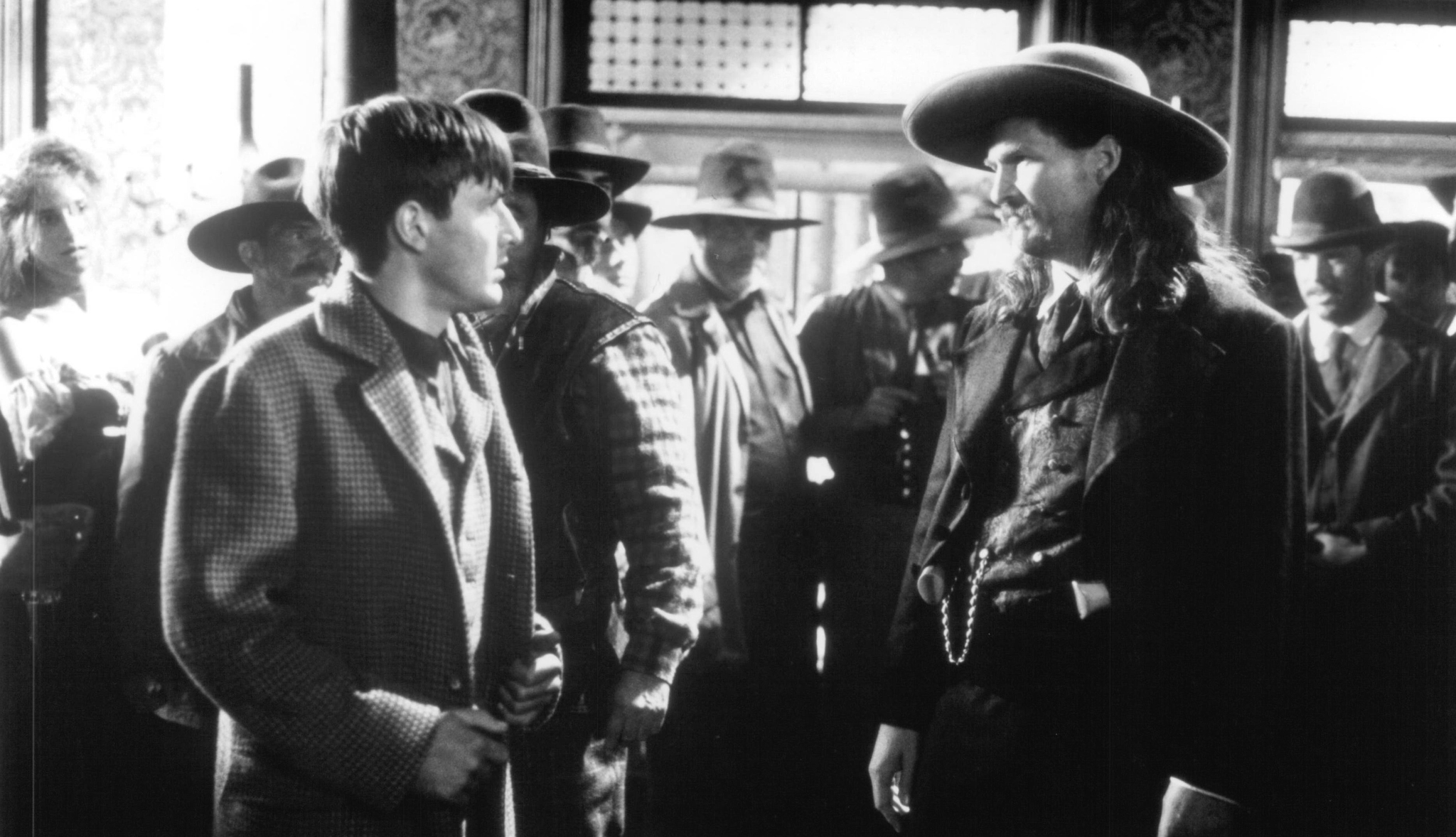 Still of David Arquette and Jeff Bridges in Wild Bill (1995)