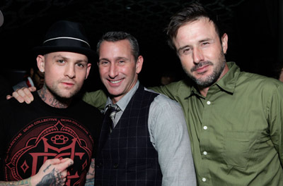 David Arquette, Adam Shankman and Benji Madden