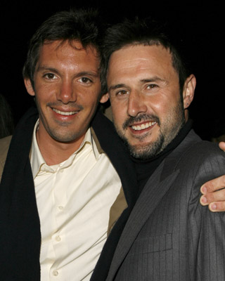 David Arquette and Lukas Haas at event of The Tripper (2006)
