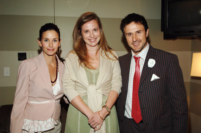 David Arquette, Courteney Cox and Daisy Donovan