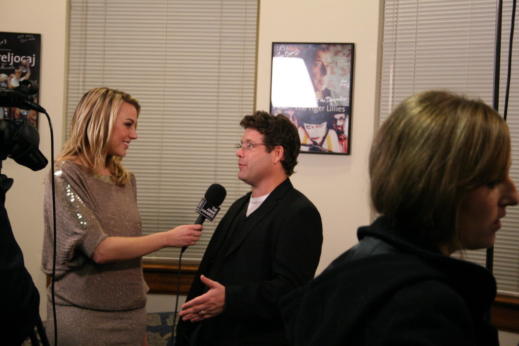 Sean Astin being interviewed for the ASIFA archives
