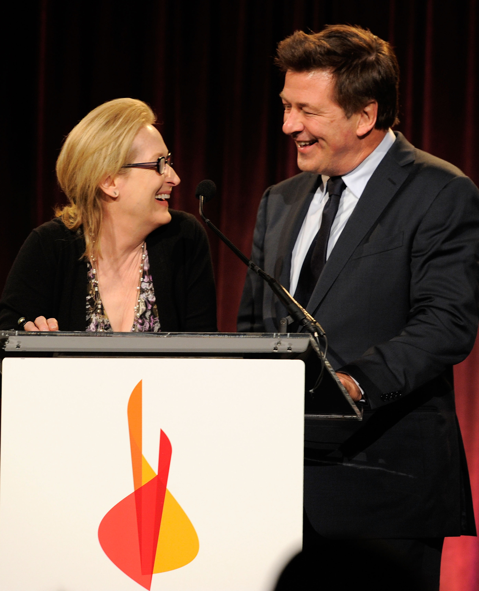 Alec Baldwin and Meryl Streep