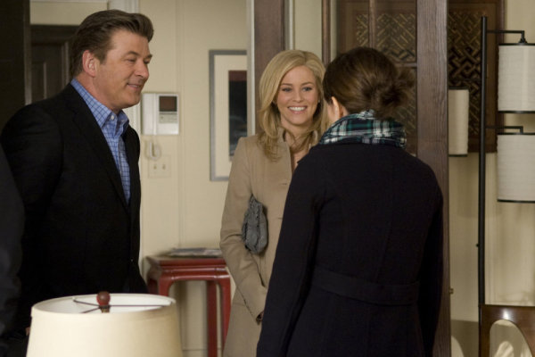 Still of Alec Baldwin, Elizabeth Banks and Tina Fey in 30 Rock (2006)