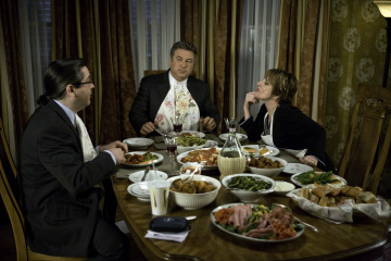 Still of Alec Baldwin, Judah Friedlander and Patti LuPone in 30 Rock (2006)