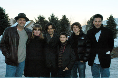 William Baldwin, Noah Baumbach, Jeff Daniels, Jesse Eisenberg, Halley Feiffer and Owen Kline at event of The Squid and the Whale (2005)