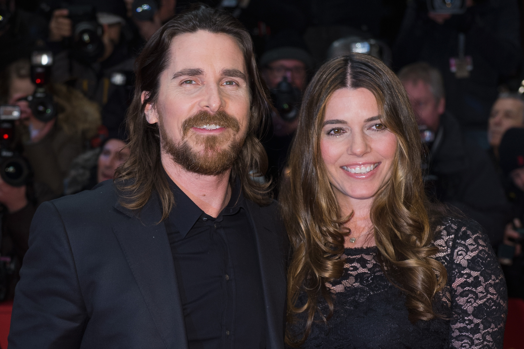 Christian Bale and Sibi Blazic at event of Knight of Cups (2015)