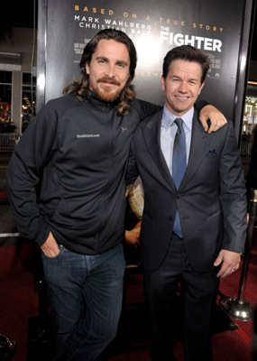 Mark Wahlberg and Christian Bale at event of Kovotojas (2010)