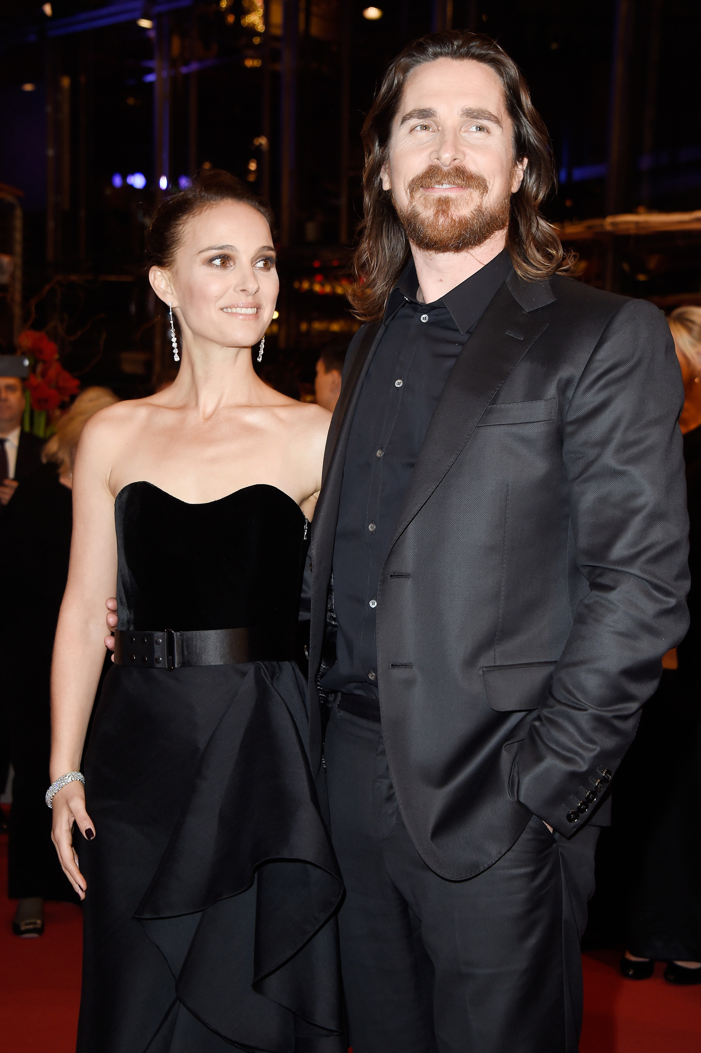 Natalie Portman and Christian Bale at event of Knight of Cups (2015)