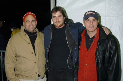 Christian Bale, Michael Ironside and John Sharian at event of The Machinist (2004)