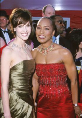 Angela Bassett and Hilary Swank