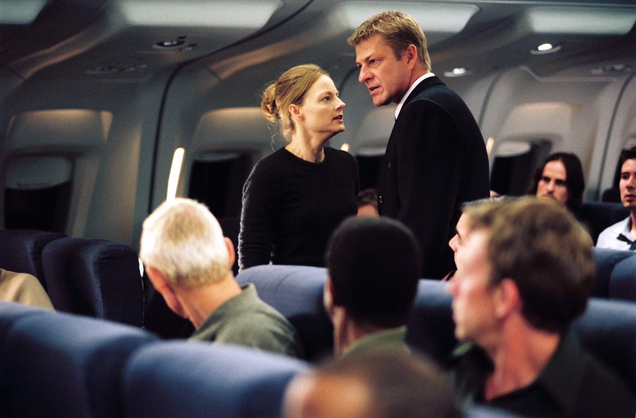 Still of Jodie Foster and Sean Bean in Flightplan (2005)