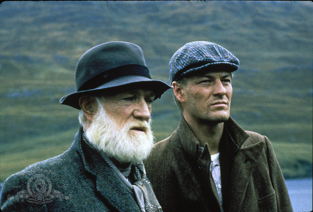 Still of Sean Bean and Richard Harris in The Field (1990)