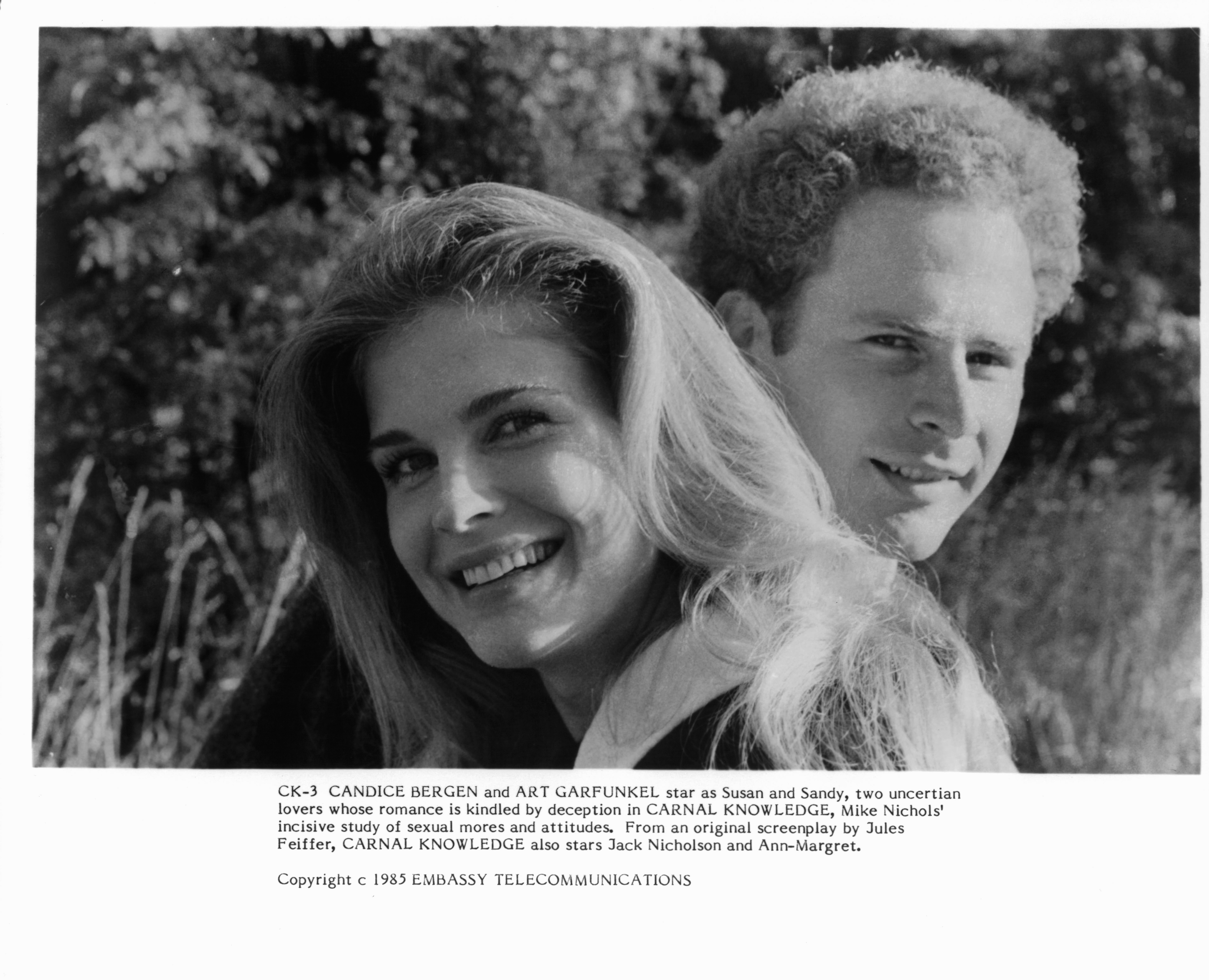 Still of Candice Bergen and Art Garfunkel in Carnal Knowledge (1971)