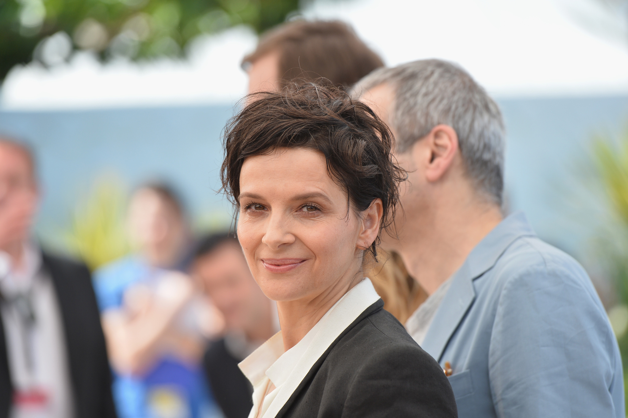 Juliette Binoche, The Clouds and Michael Buckner at event of Clouds of Sils Maria (2014)