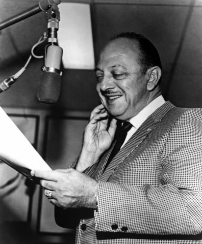Mel Blanc, voice artist for the Looney Toons cartoons circa 1940s