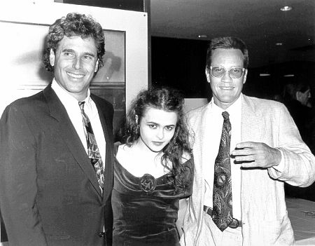 Krane with actress Helena Bonham Carter and Director Randall Kleiser at the Royal command performance for 