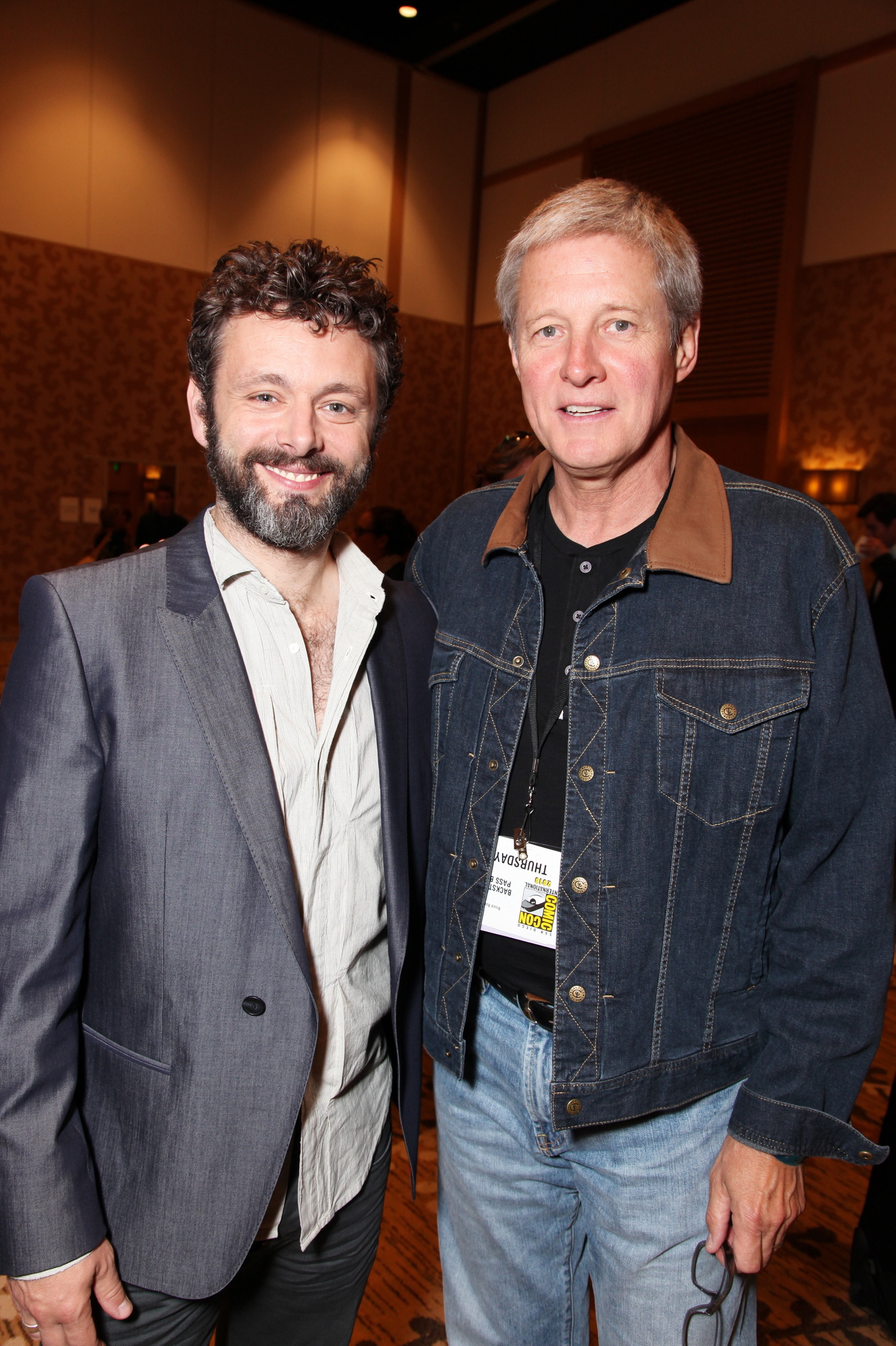 Bruce Boxleitner and Michael Sheen at event of Tronas: Palikimas (2010)