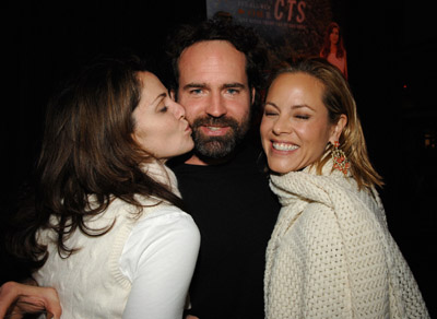 Amy Brenneman, Jason Patric and Maria Bello at event of Downloading Nancy (2008)