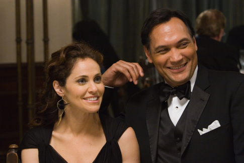 Still of Amy Brenneman and Jimmy Smits in The Jane Austen Book Club (2007)