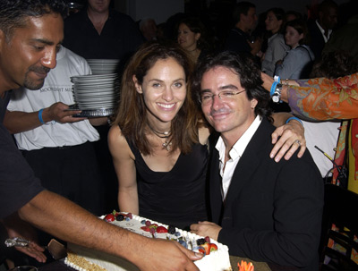 Amy Brenneman and Brad Silberling at event of Moonlight Mile (2002)