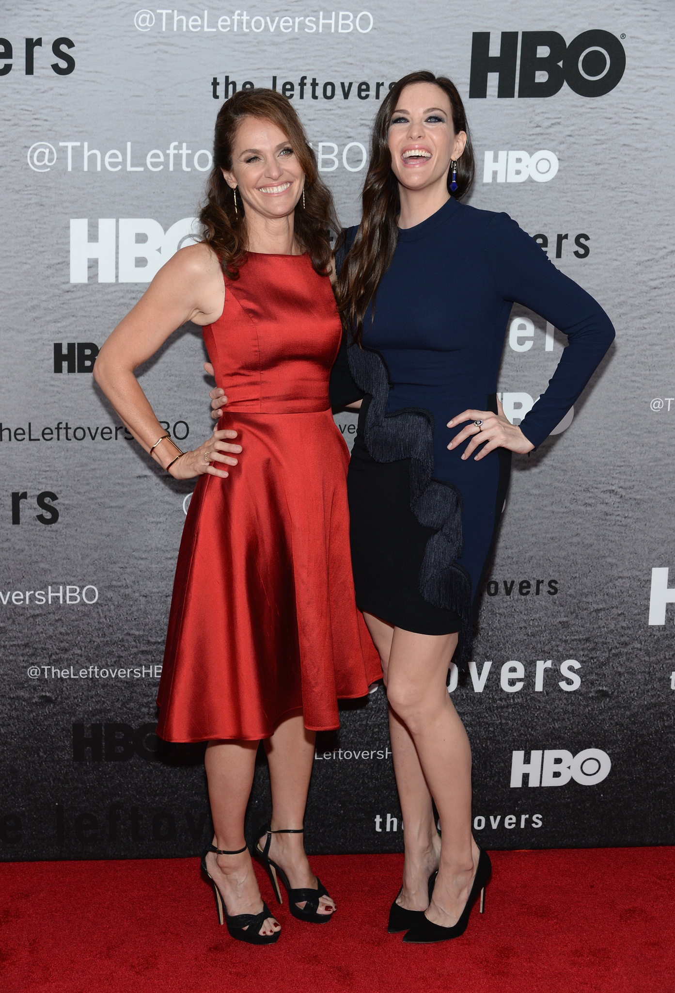 Liv Tyler and Amy Brenneman at event of The Leftovers (2014)