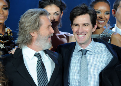 Jeff Bridges and Joseph Kosinski at event of Tronas: Palikimas (2010)