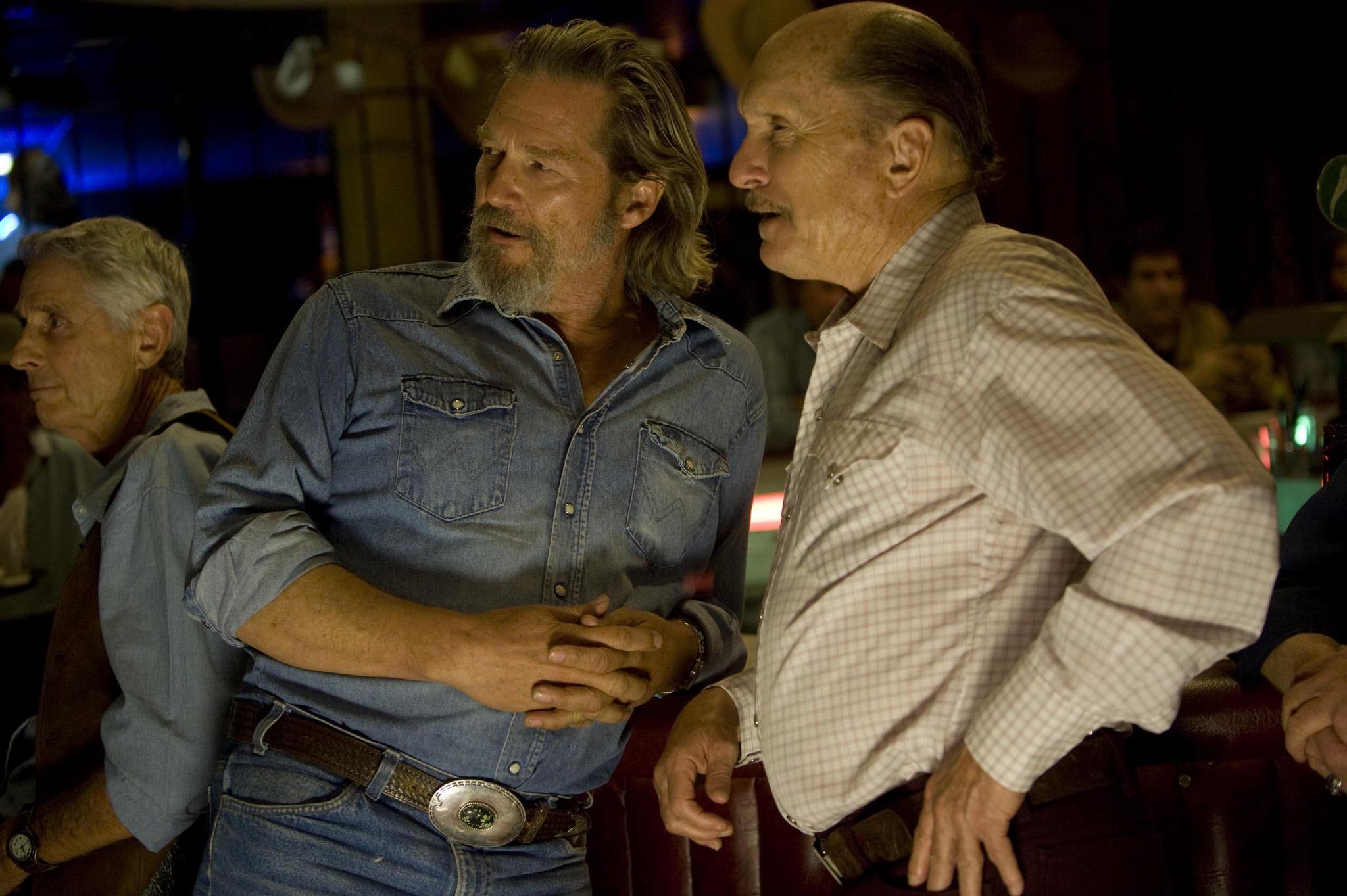 Still of Jeff Bridges and Robert Duvall in Crazy Heart (2009)