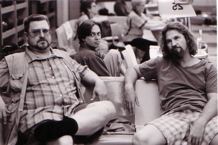 Still of Steve Buscemi, Jeff Bridges and John Goodman in The Big Lebowski (1998)