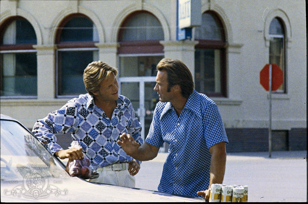 Still of Clint Eastwood and Jeff Bridges in Thunderbolt and Lightfoot (1974)