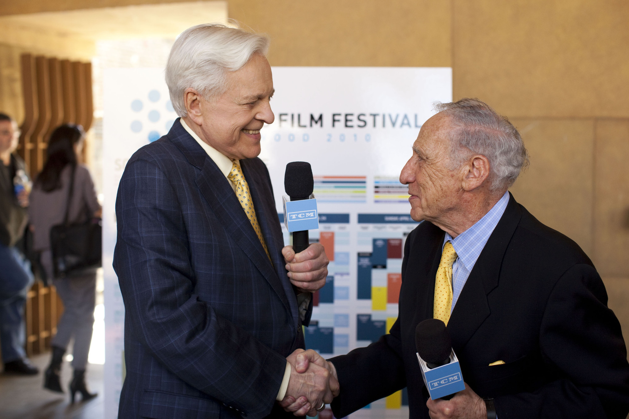 Mel Brooks and Robert Osborne