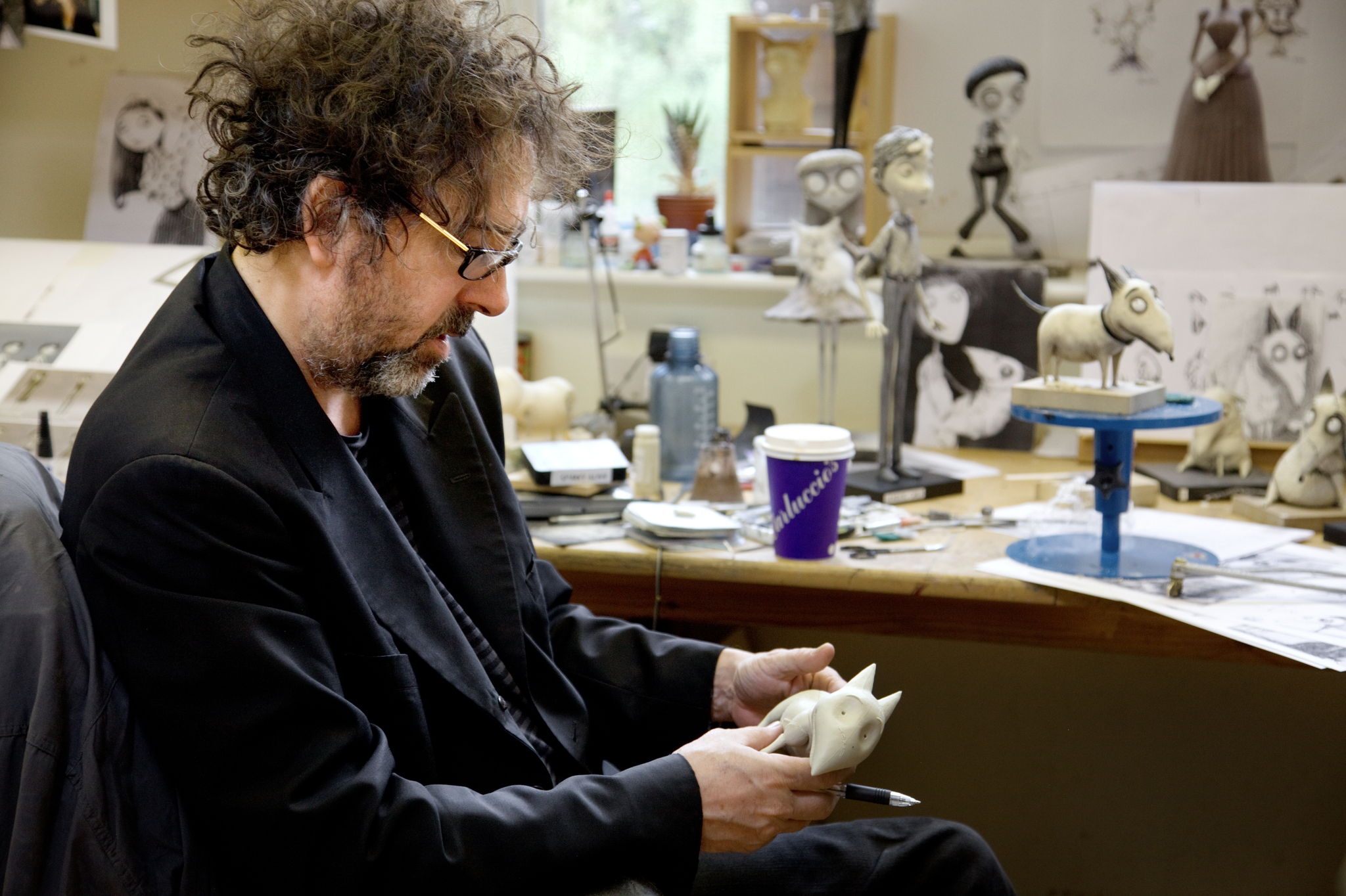 Still of Tim Burton in Frankenvynis (2012)
