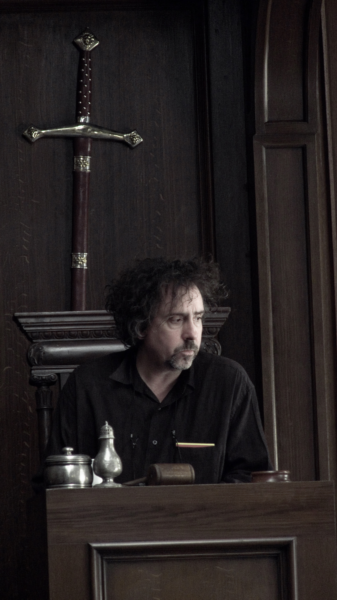 Still of Tim Burton in Sweeney Todd: The Demon Barber of Fleet Street (2007)