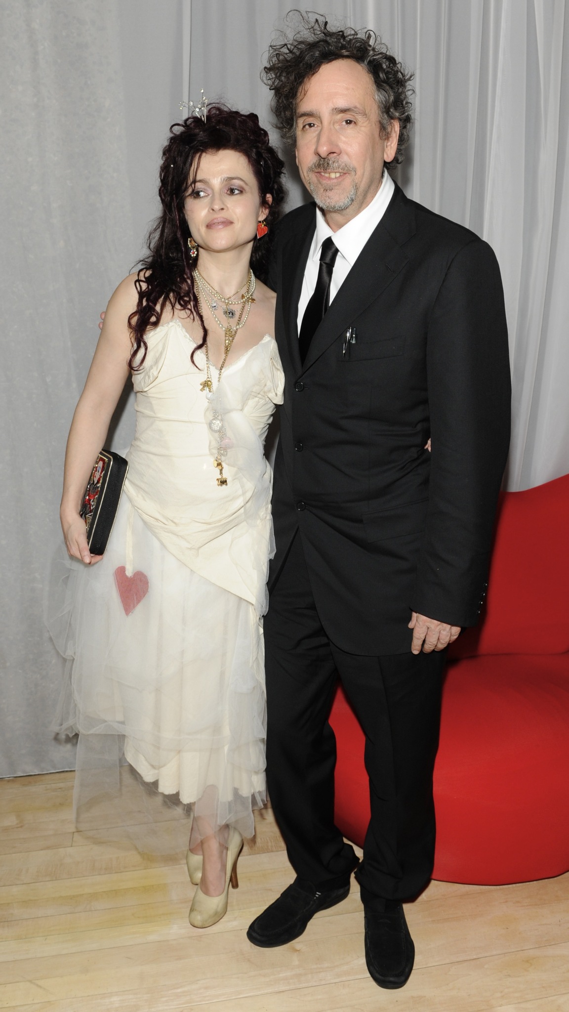 Helena Bonham Carter and Tim Burton at event of Alisa stebuklu salyje (2010)