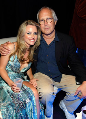 Chevy Chase and Trilby Glover at event of Righteous Kill (2008)