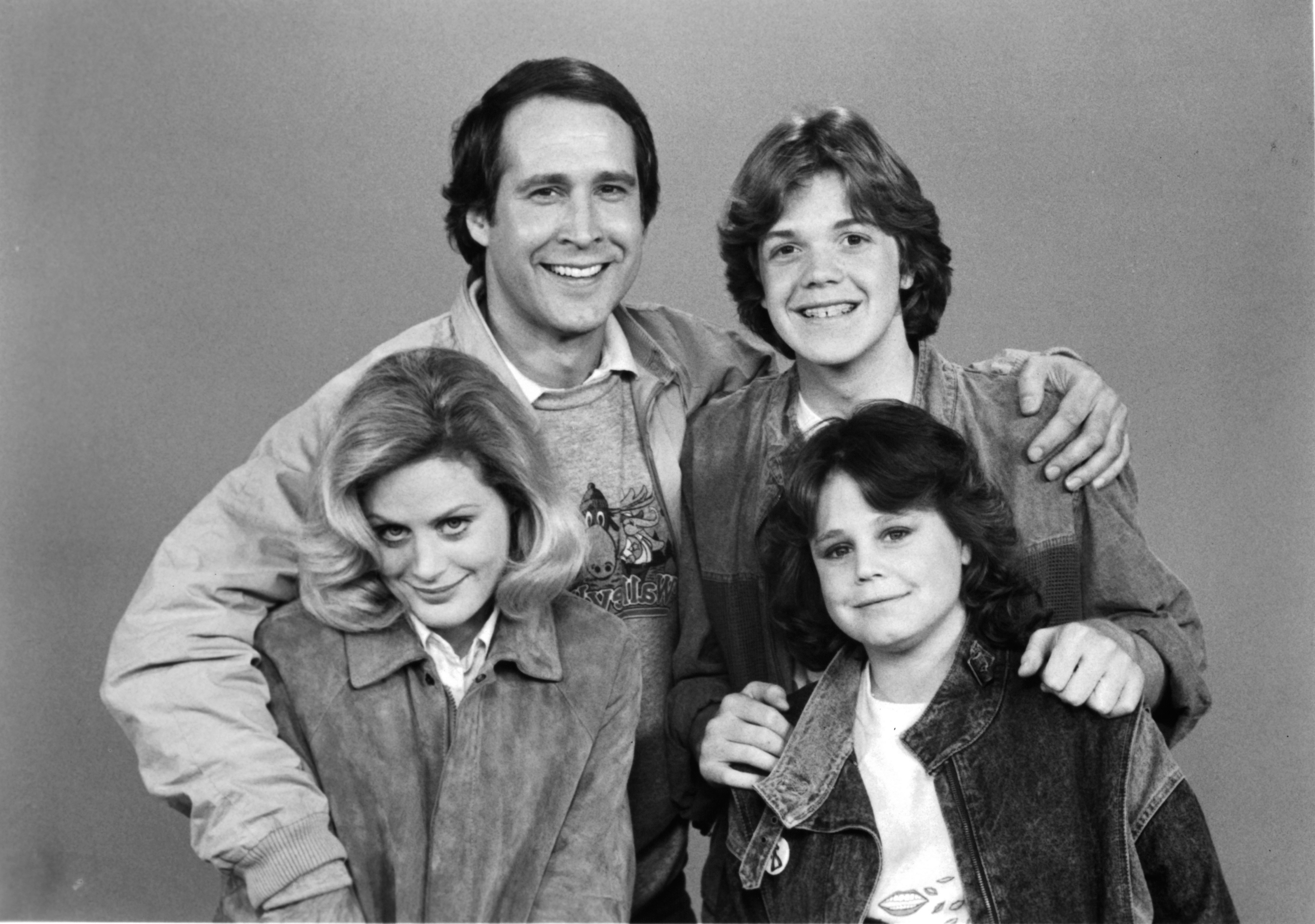 Still of Chevy Chase, Beverly D'Angelo, Dana Hill and Jason Lively in European Vacation (1985)