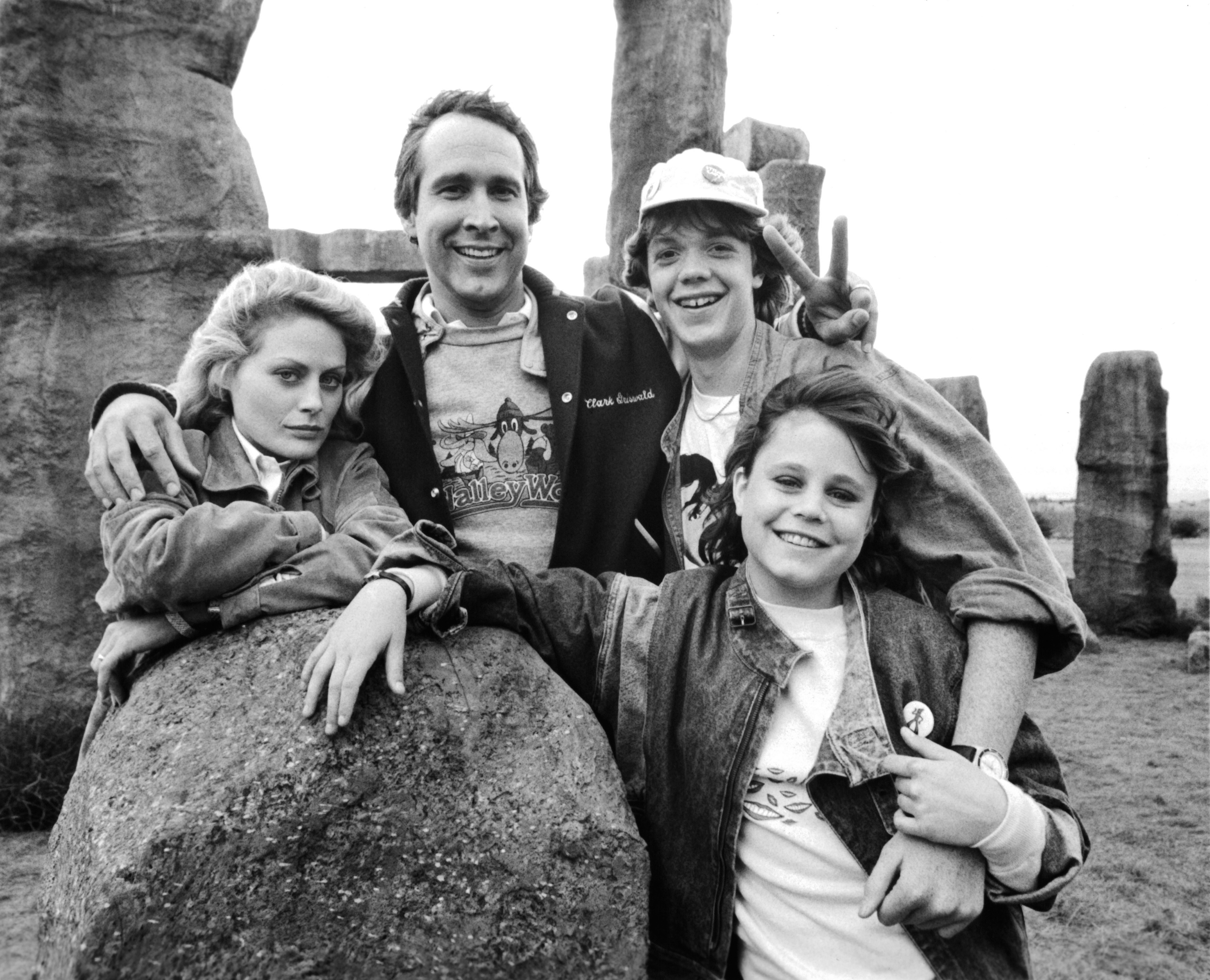 Still of Chevy Chase, Beverly D'Angelo, Dana Hill and Jason Lively in European Vacation (1985)