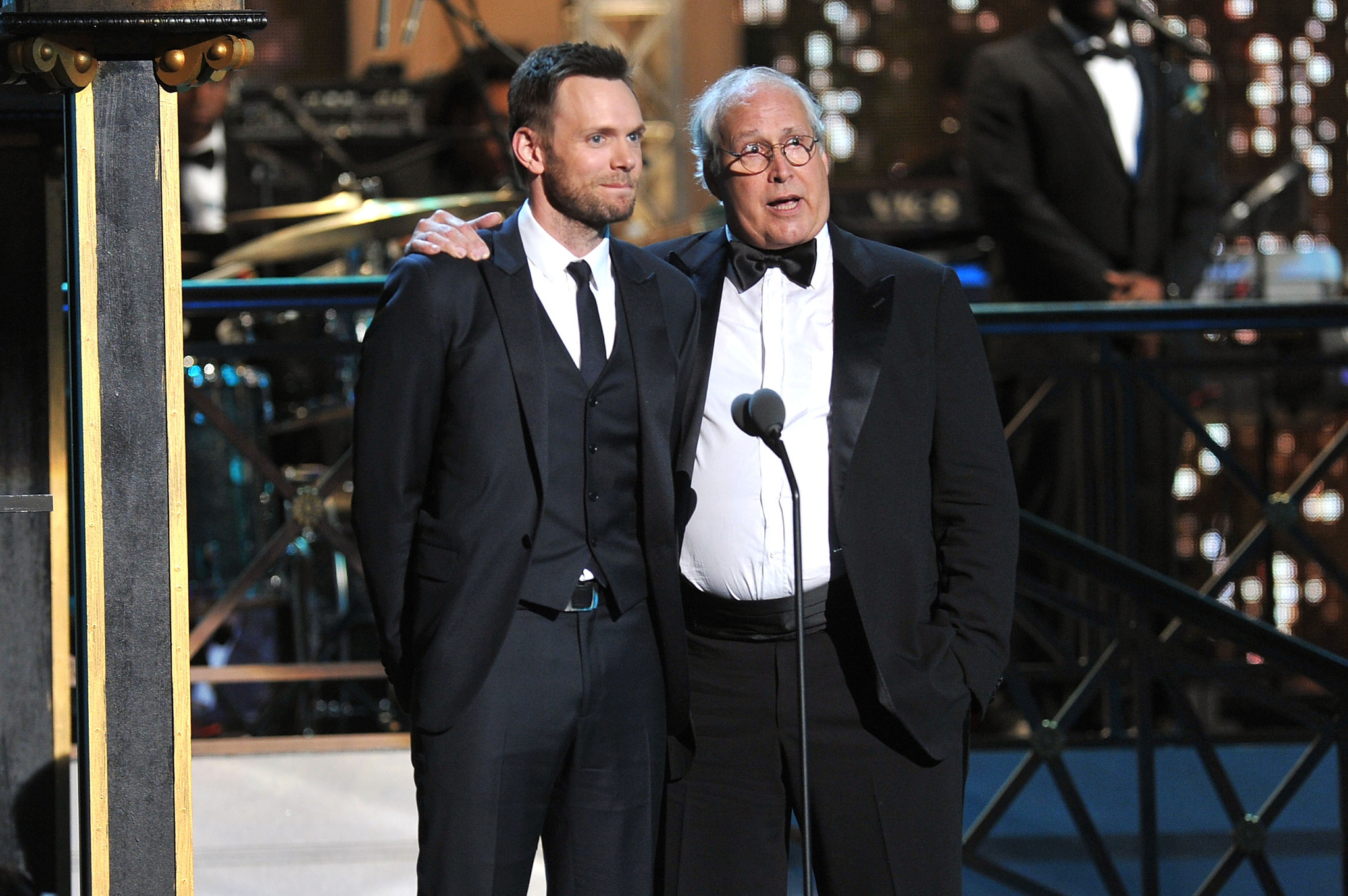 Chevy Chase and Joel McHale