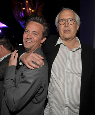 Chevy Chase and Matthew Perry
